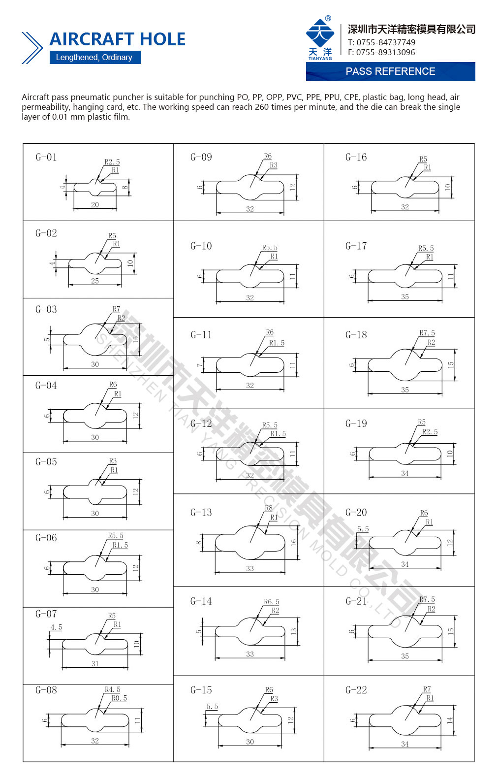 飛機孔型